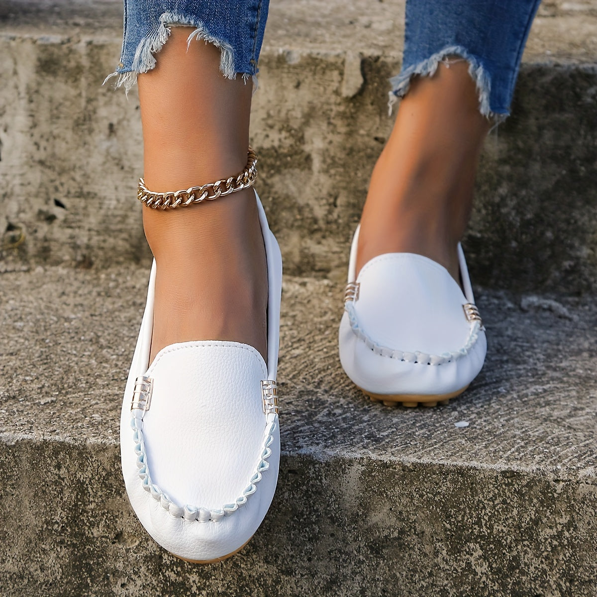 Women's Round Toe Loafers,