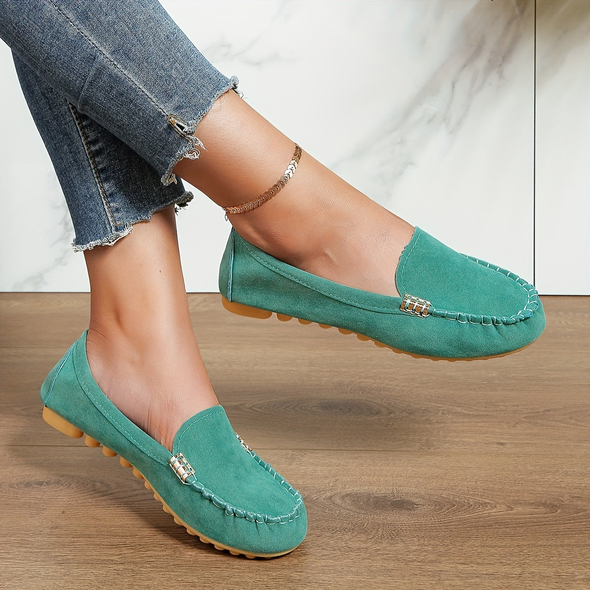 Women's Round Toe Loafers,