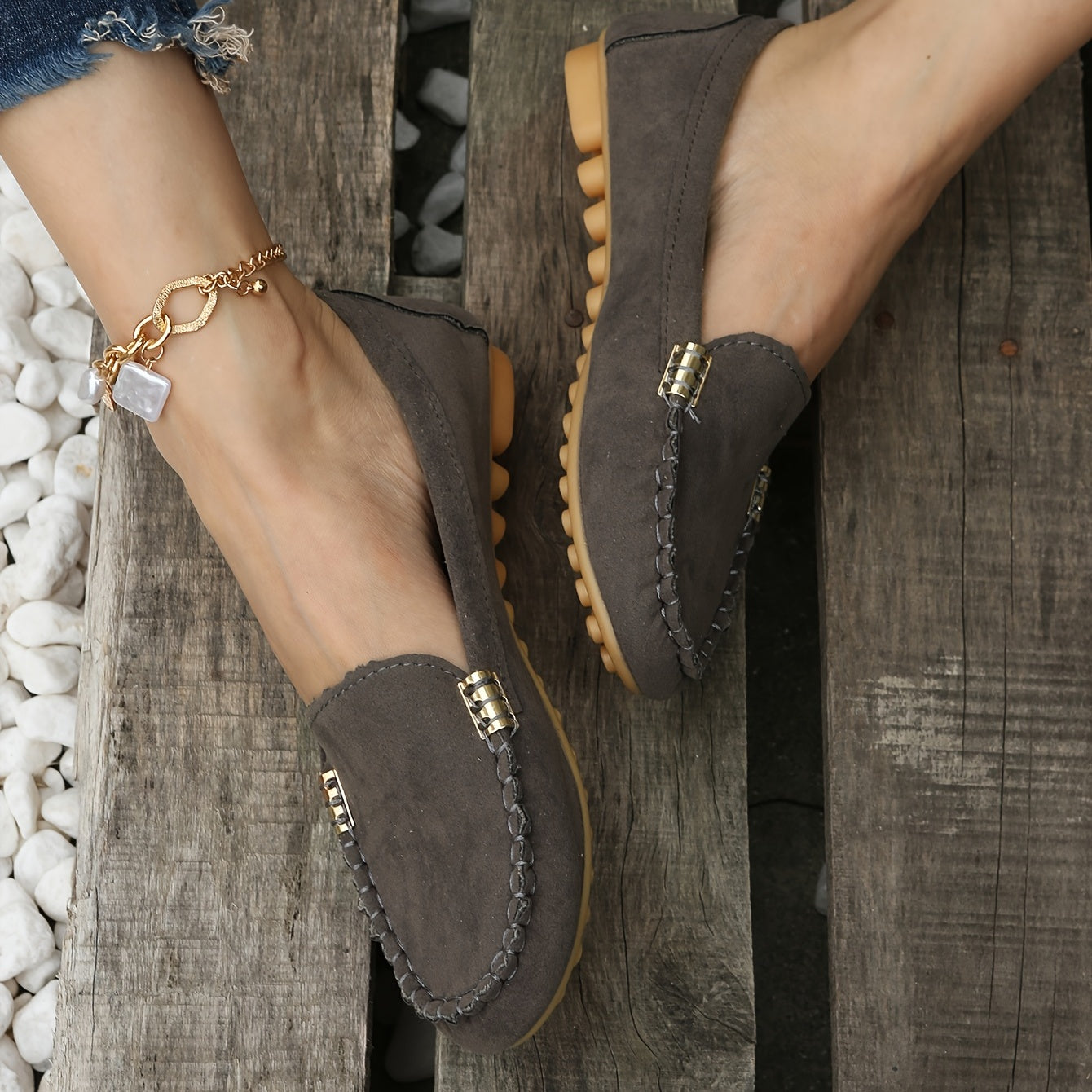 Women's Round Toe Loafers,