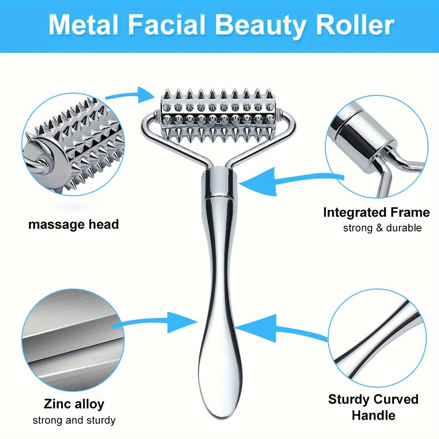 Stainless Steel Facial Massage Rollerupressure