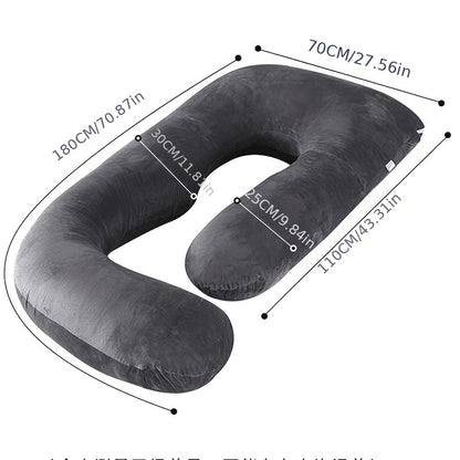 Full Body J-Shape Pregnancy Pillows
