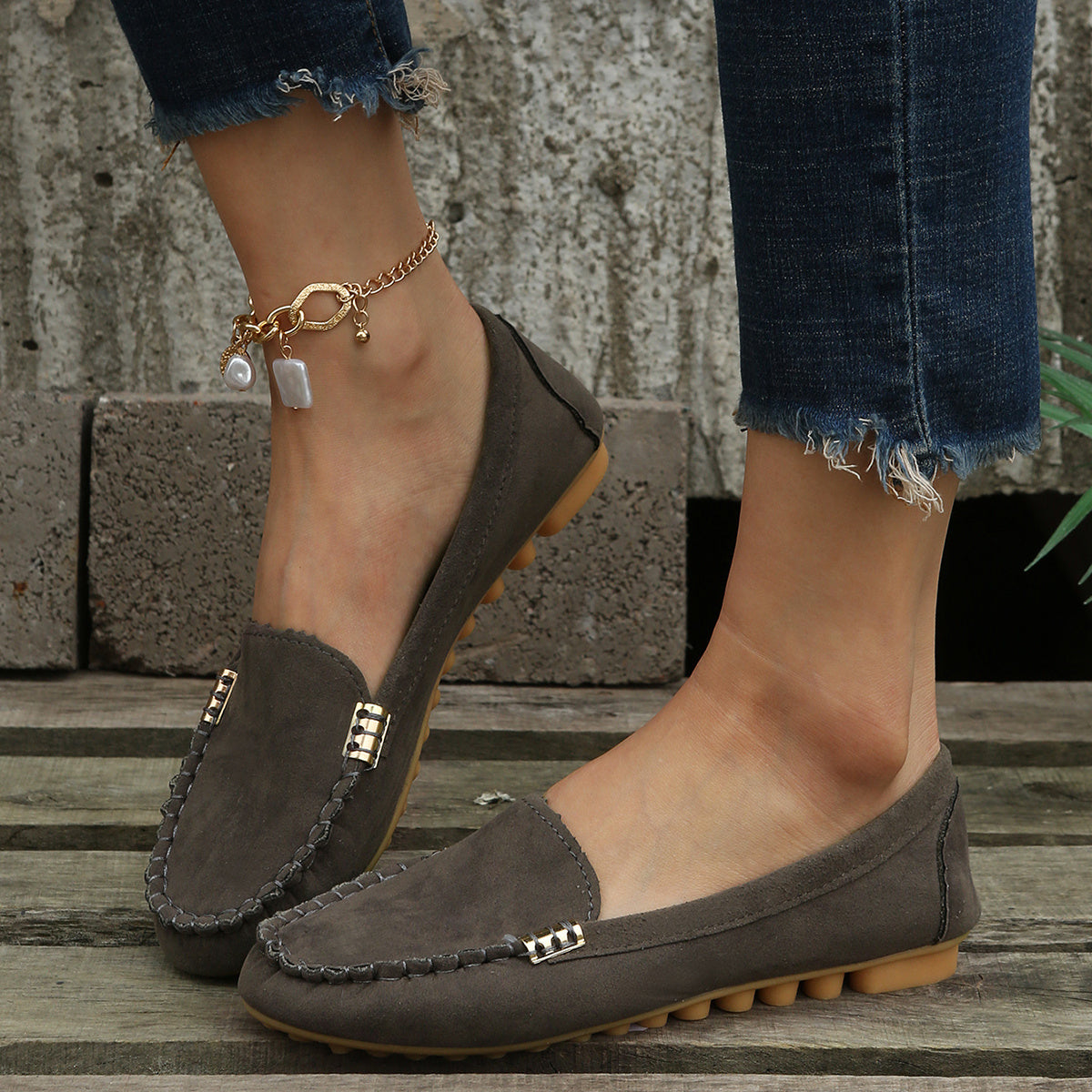 Women's Round Toe Loafers,