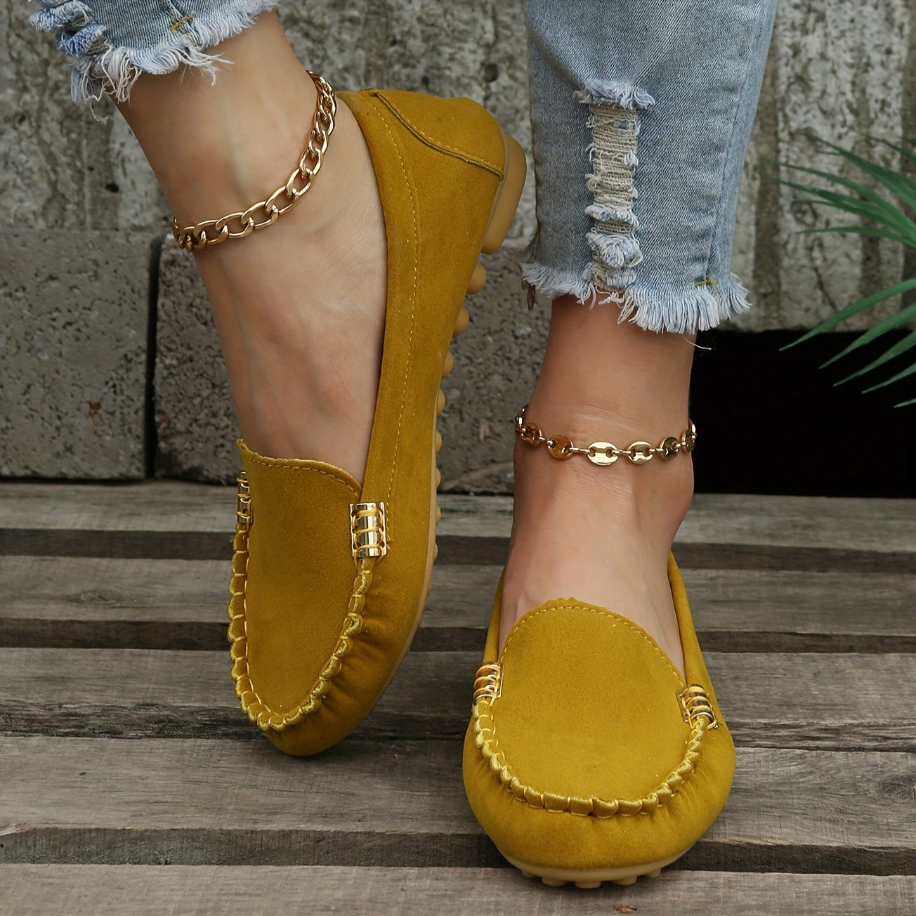 Women's Round Toe Loafers,