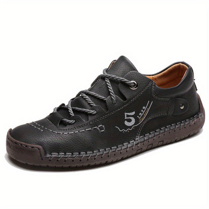 Casual Handmade Stitching Men's Flats - Outdoor Walking Shoes Sneakers